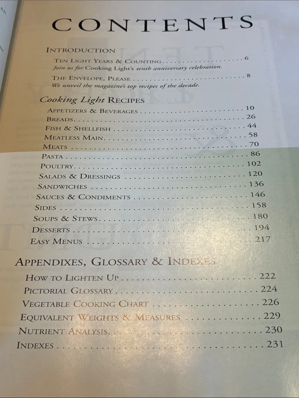 Vintage Cooking Light Five-Star Recipes - The Best of 10 Years